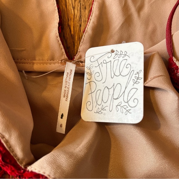 New Free People Dangerous Love Mini Dress size 6 MSRP: $108 - Picture 12 of 15